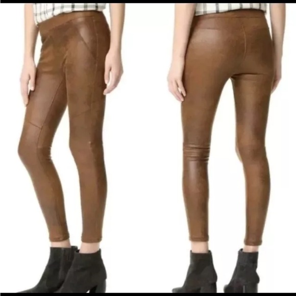 Free People Faux Suede Rose Never Let Go Leggings - Picture 7 of 9